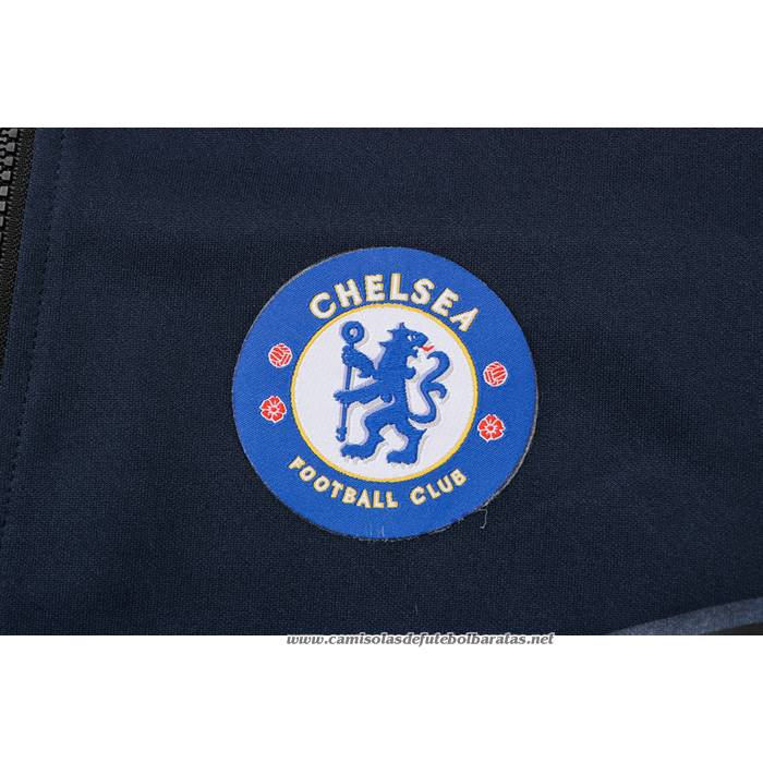 Fato de Treino Hoodie Chelsea 2022-2023 Azul